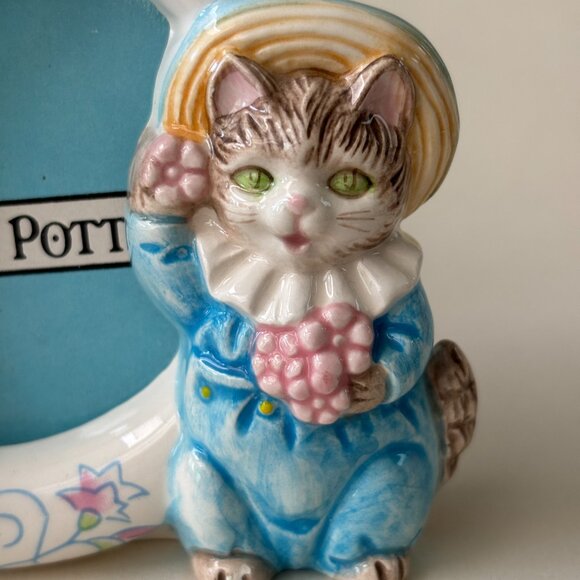 Vintage Beatrix Potter Tom Kitten Ceramic Picture Frame - Picture 4 of 7